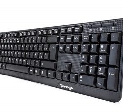 Teclado VORAGO, USB, Alámbrico, Universal