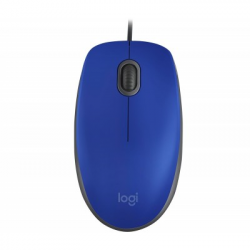 LOGITECH M110, Azul, Alámbrico